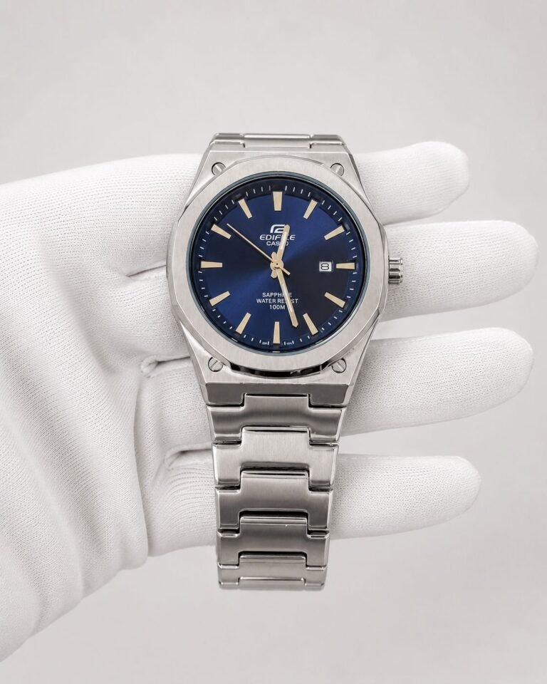 Casio Edifice Blue Dial Steel II