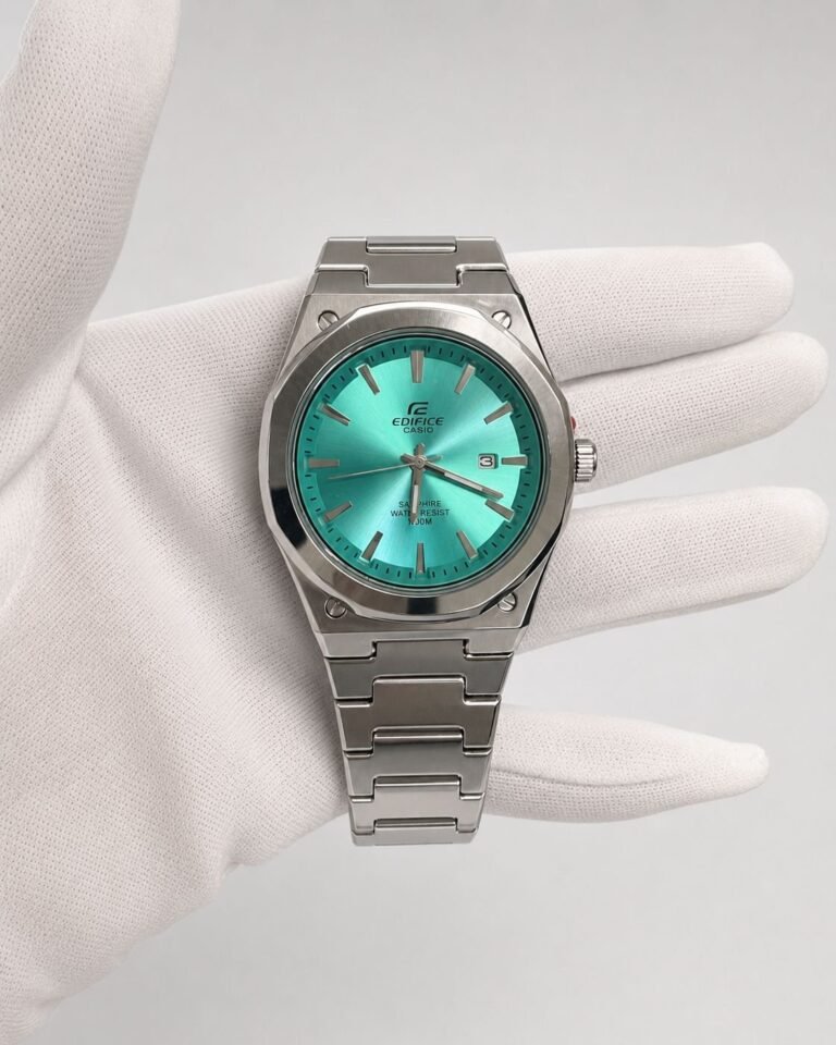 Casio Edifice Tiffany Blue Dial Steel