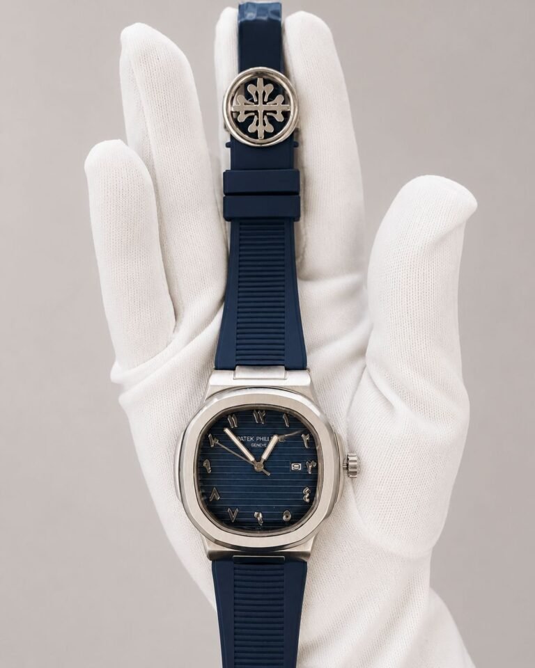 Patek Philippe Nautilus Blue Arabic Dial