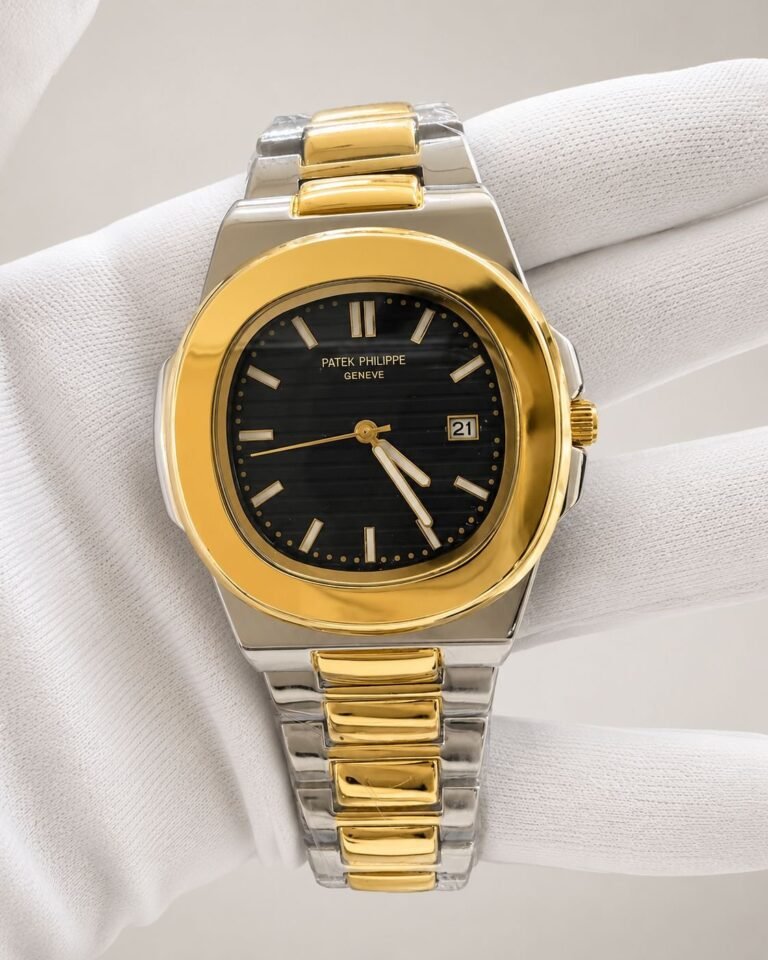 Patek Philippe Nautilus Two-Tone Black Dial