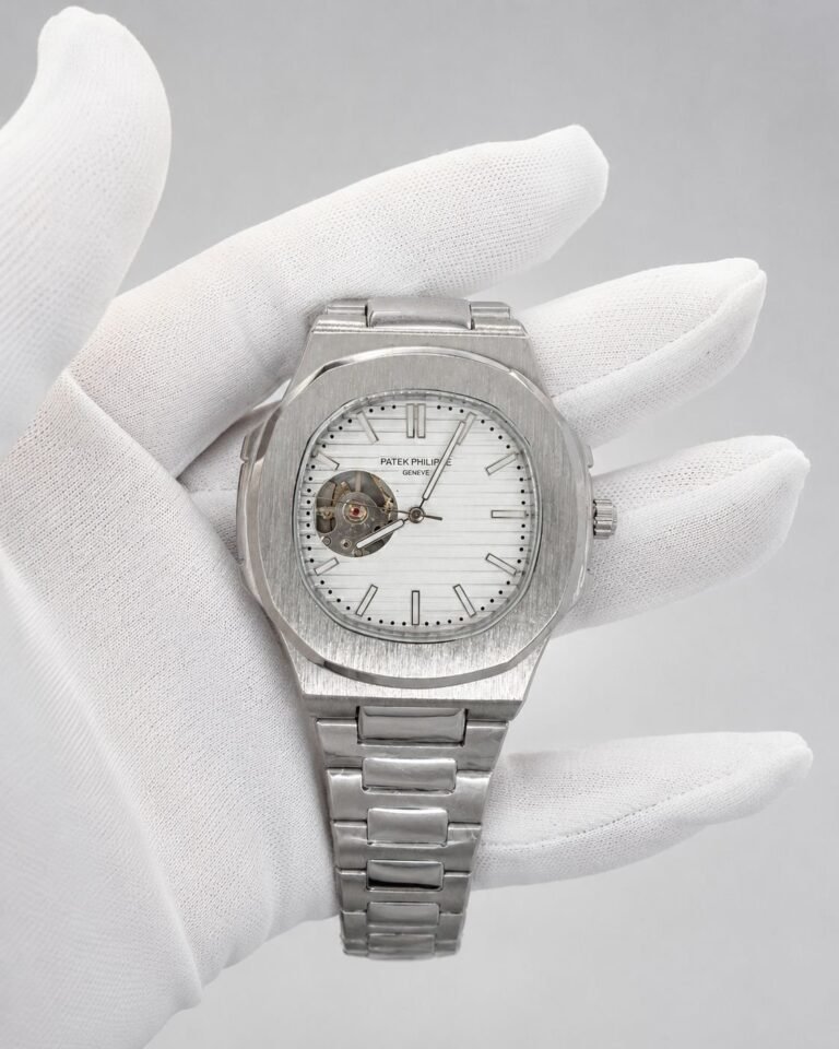 Patek Philippe Nautilus White Dial Steel