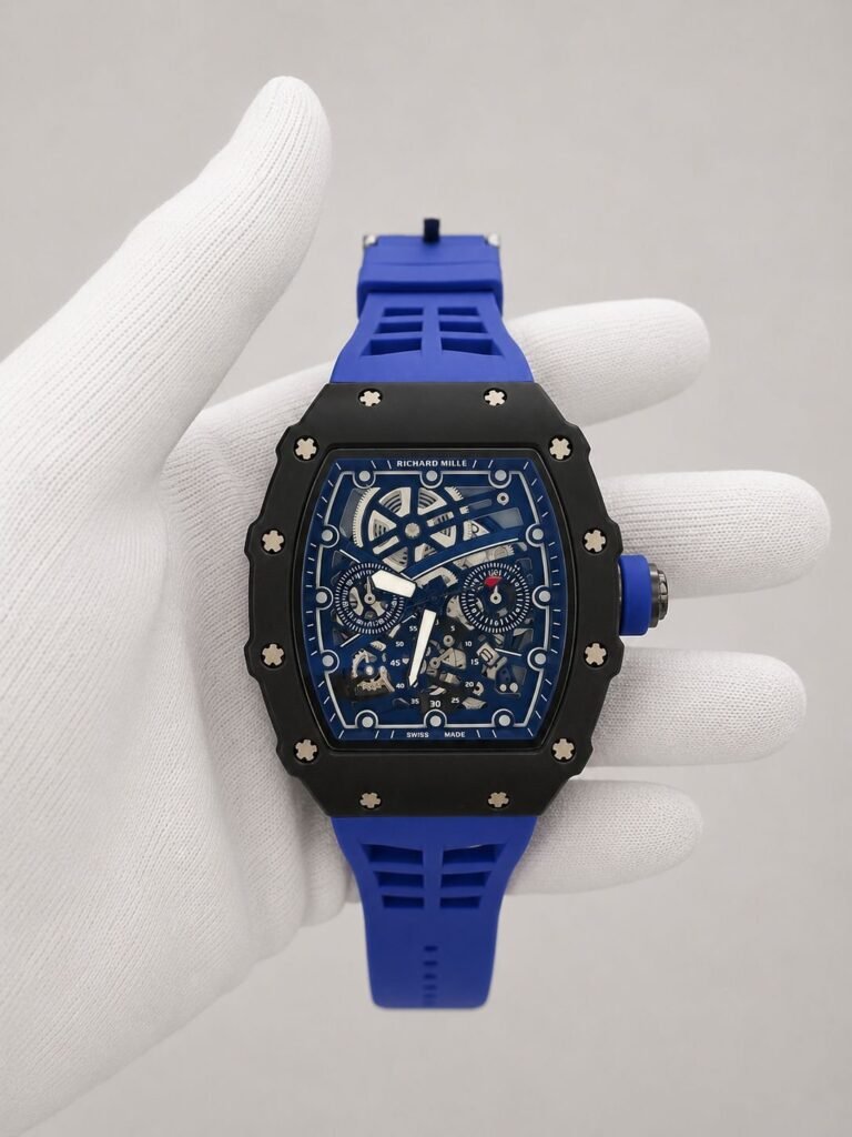 Richard Mille Skeleton Black / Blue