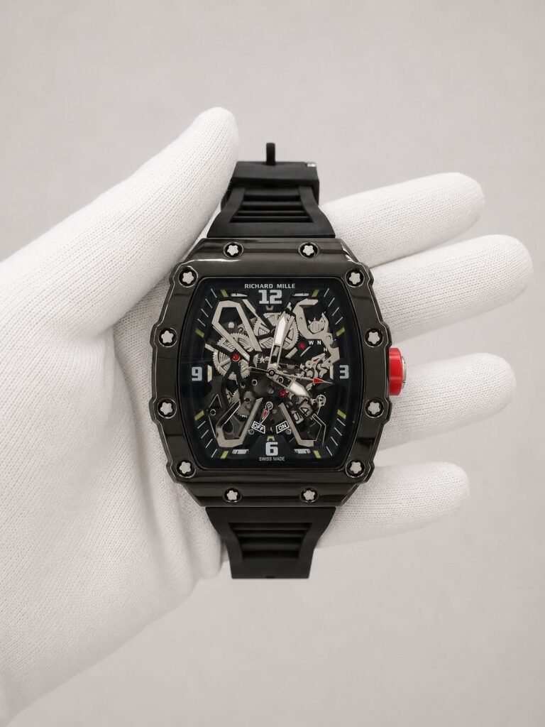 Richard Mille Skeleton Black Carbon