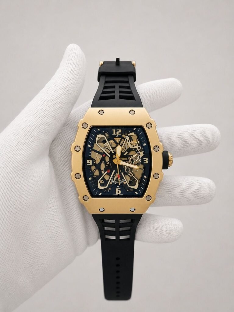 Richard Mille Skeleton Gold / Black