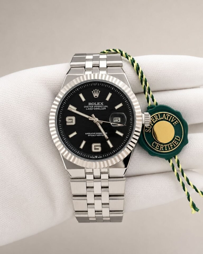Rolex Land-Dweller Black Motif Dial Steel
