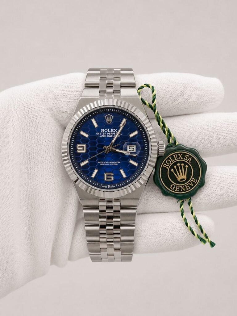 Rolex Land-Dweller Blue Motif Dial Steel II