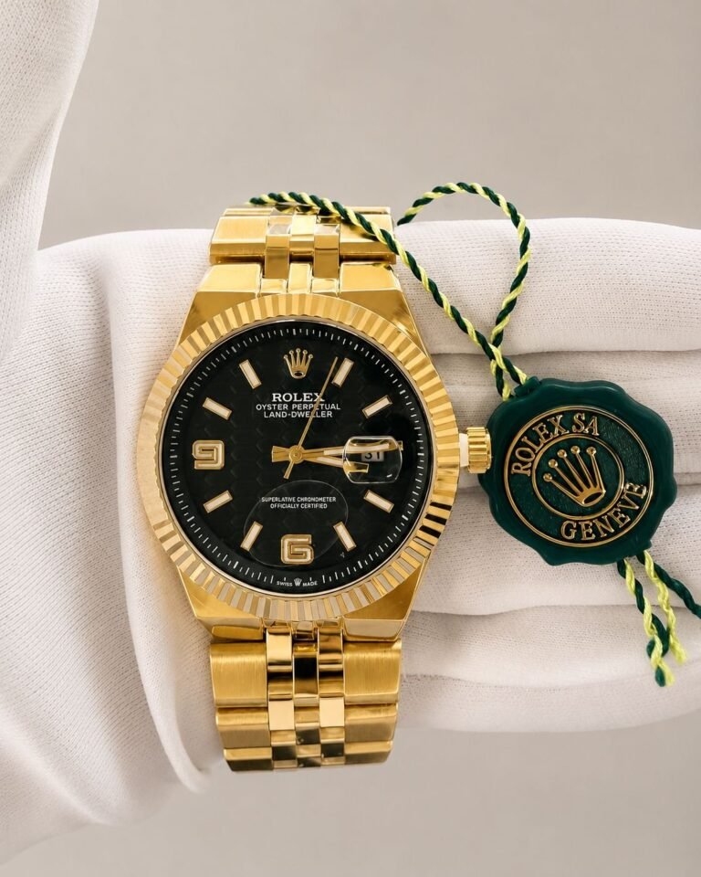 Rolex Land-Dweller Gold / Black Dial