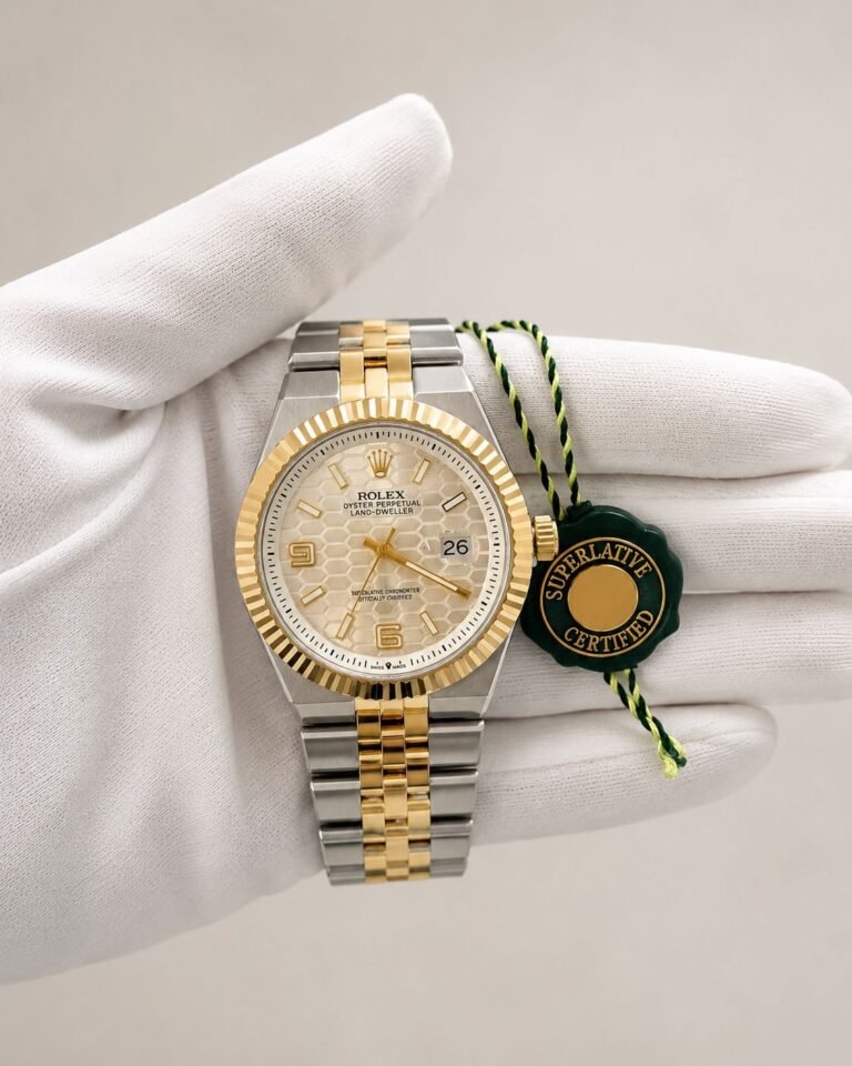 Rolex Land-Dweller Two-Tone Gold / Cream Dial