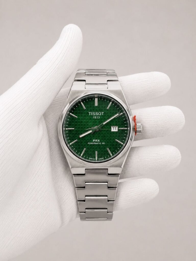 Tissot PRX Powermatic 80 Green Dial Steel II
