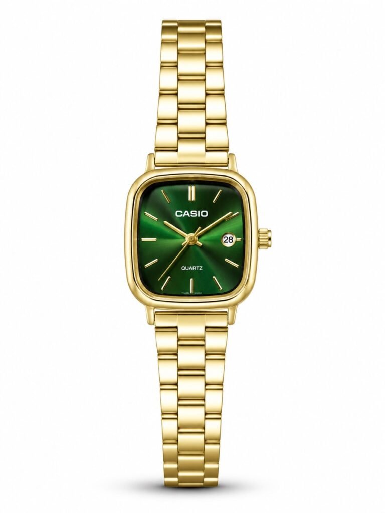 Casio Vintage Square Gold / Green
