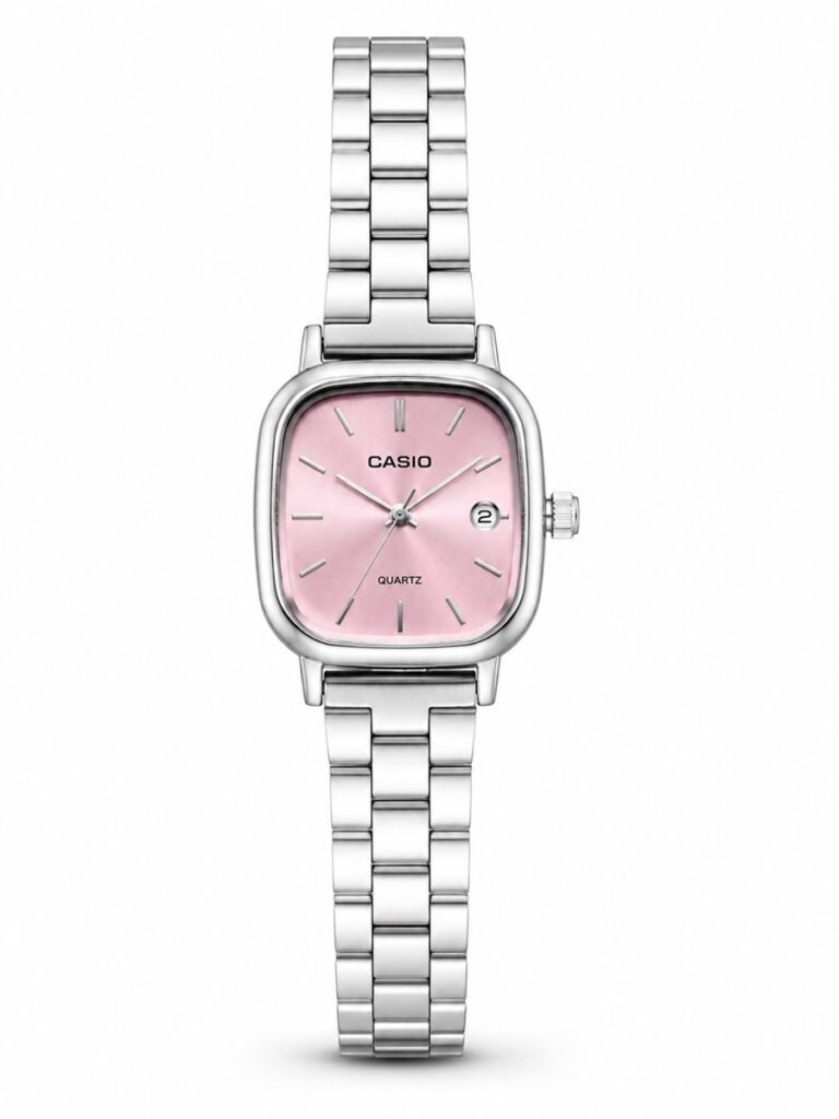 Casio Vintage Square Steel / Pink