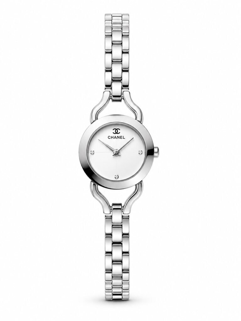 Chanel Premiere Steel / White