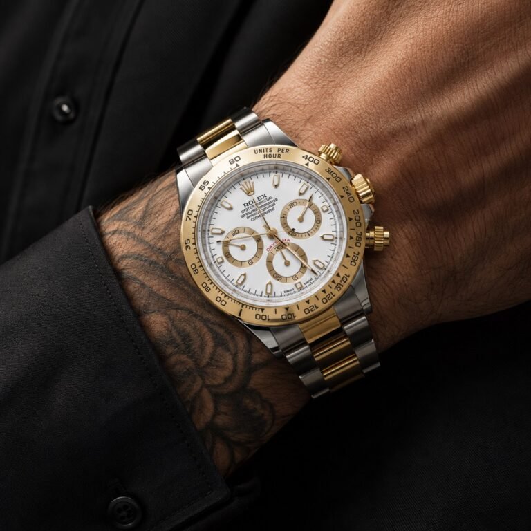 Rolex Daytona White Dial Two-Tone Gold / Steel