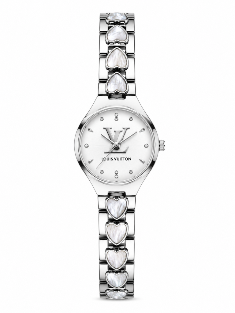 Louis Vuitton Tambour Steel / White — ДАМСКИ МОДЕЛ #234