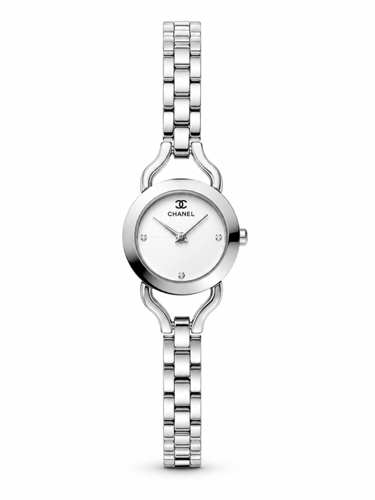 Chanel Premiere Steel / White — ДАМСКИ МОДЕЛ #240