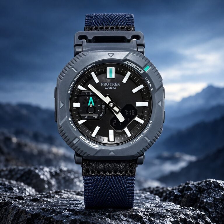Мъжки Casio Pro Trek Gunmetal / Navy Strap #454
