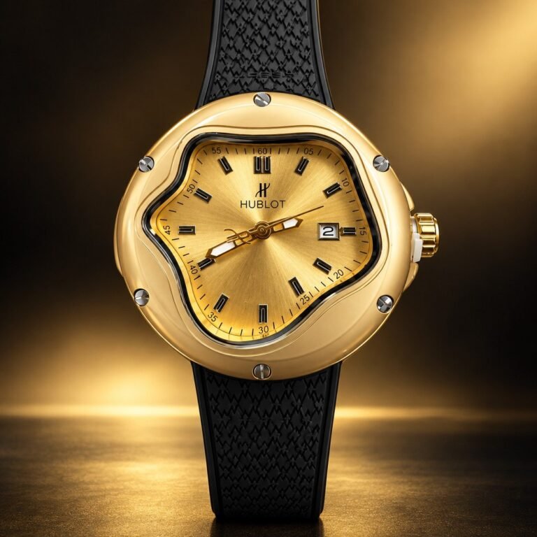 Мъжки Hublot Arsham Splash Gold / Champagne Dial #467