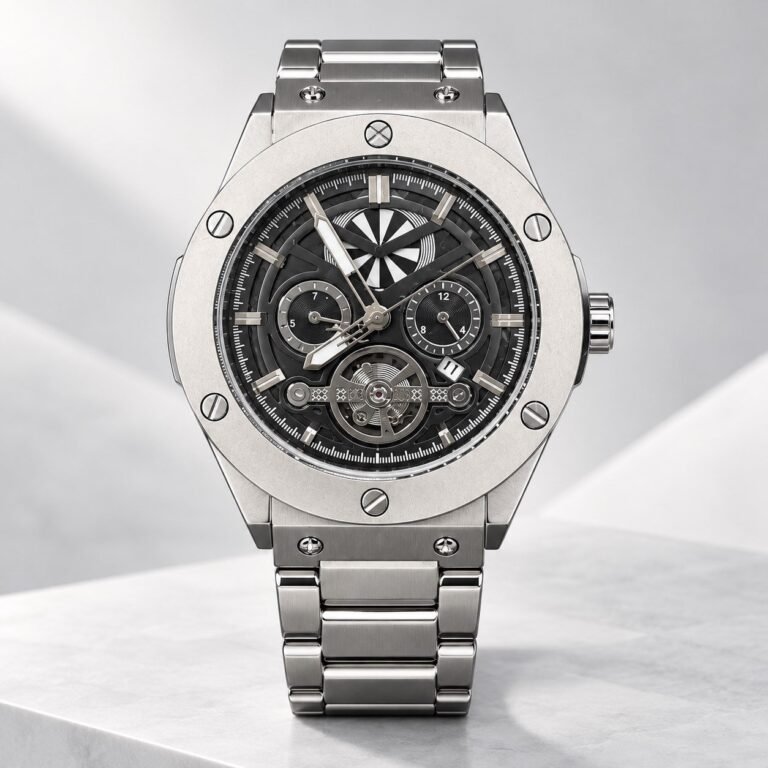Мъжки Hublot Big Bang Integral Skeleton Black Dial Steel #478