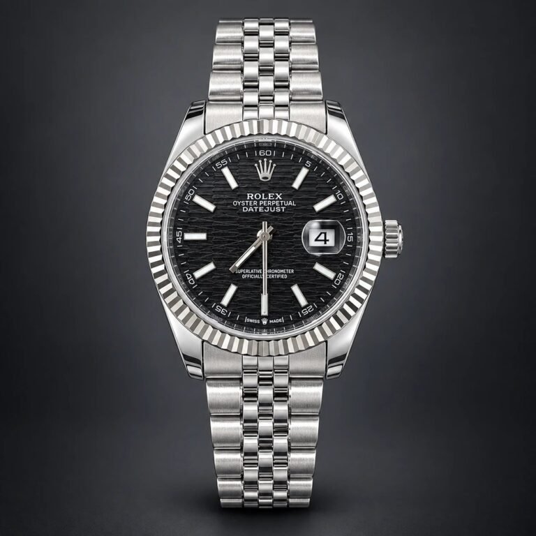 Мъжки Rolex Datejust Black Motif Dial Jubilee Steel #360